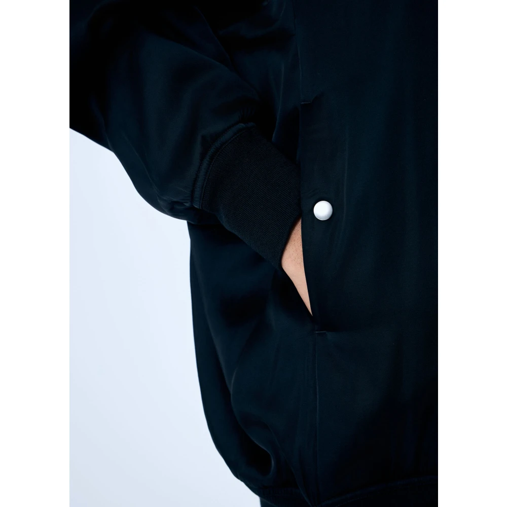 Rick Owens Gewatteerd Bomberjack Black Dames
