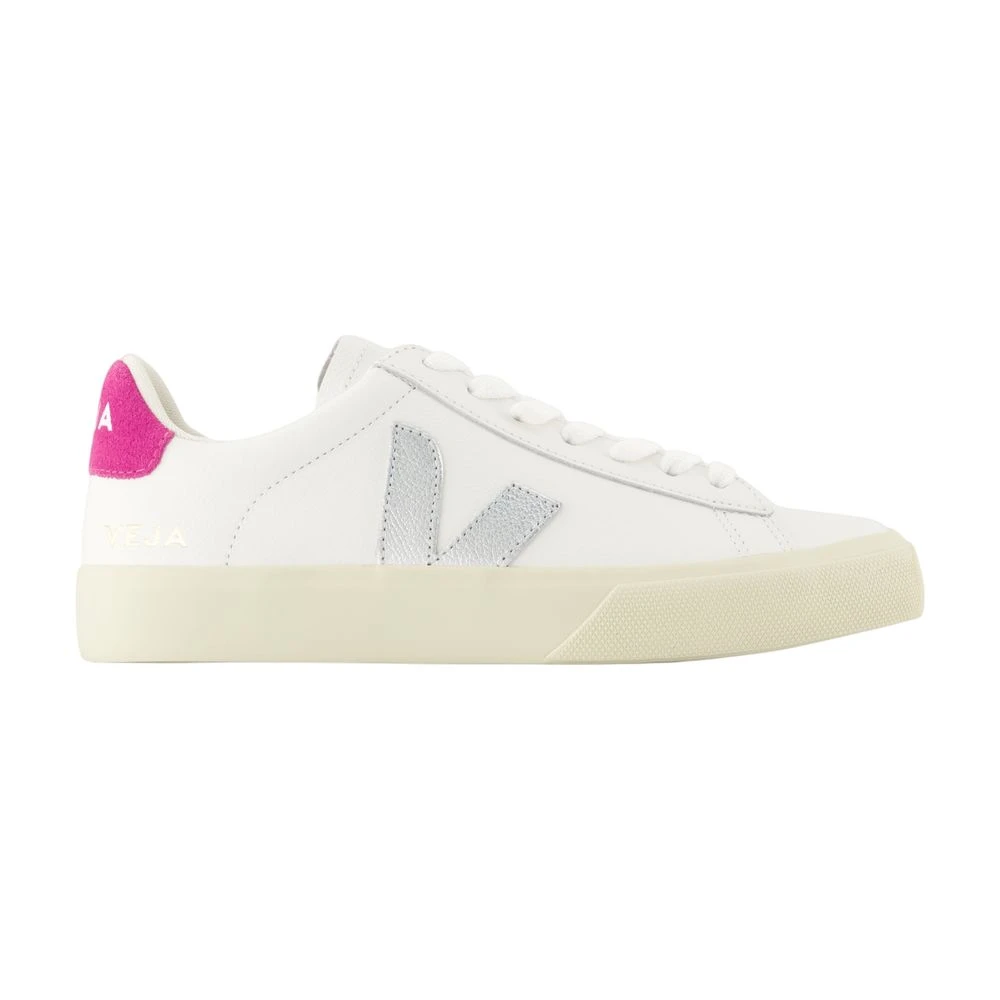 Veja Women's White Sneakers, 5 Uk, Leather Trainers - Campo Style