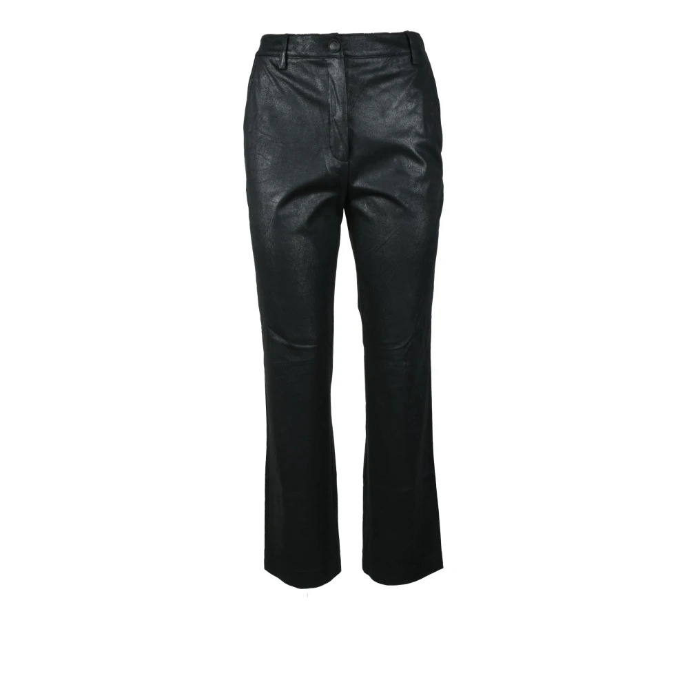 Guess Rekbare polyester spandex broek Black Dames