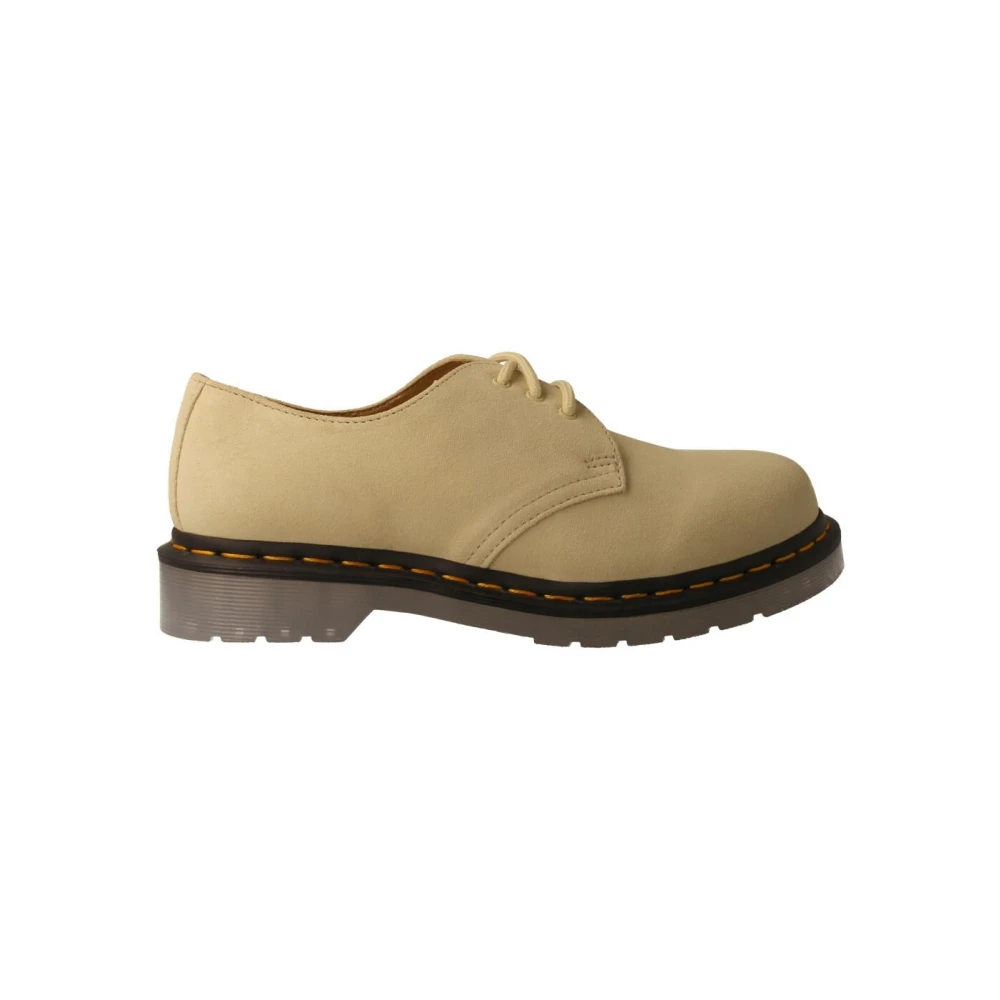 Dr. Martens Vrouw Beige Stijlvolle Leren Ballerina`S