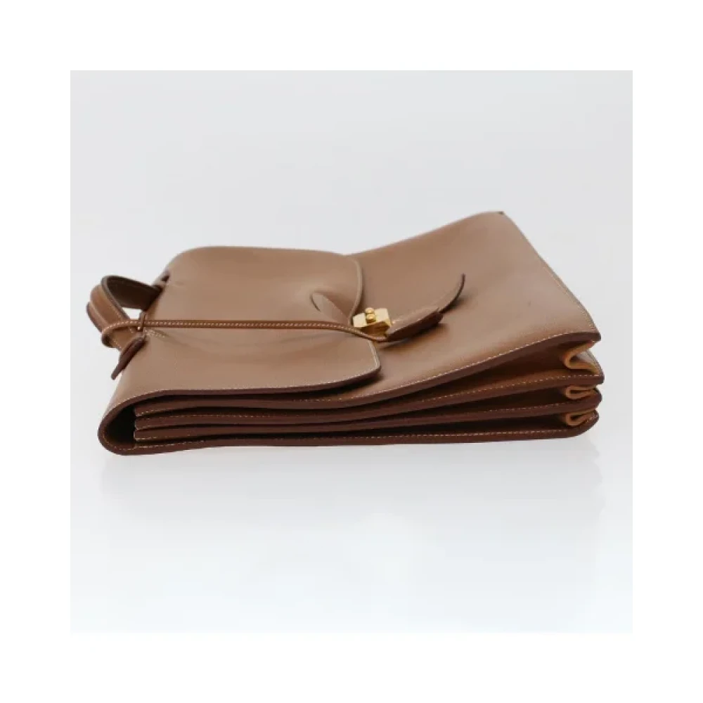 Hermès Vintage Pre-owned Leather hermes-bags Brown Dames
