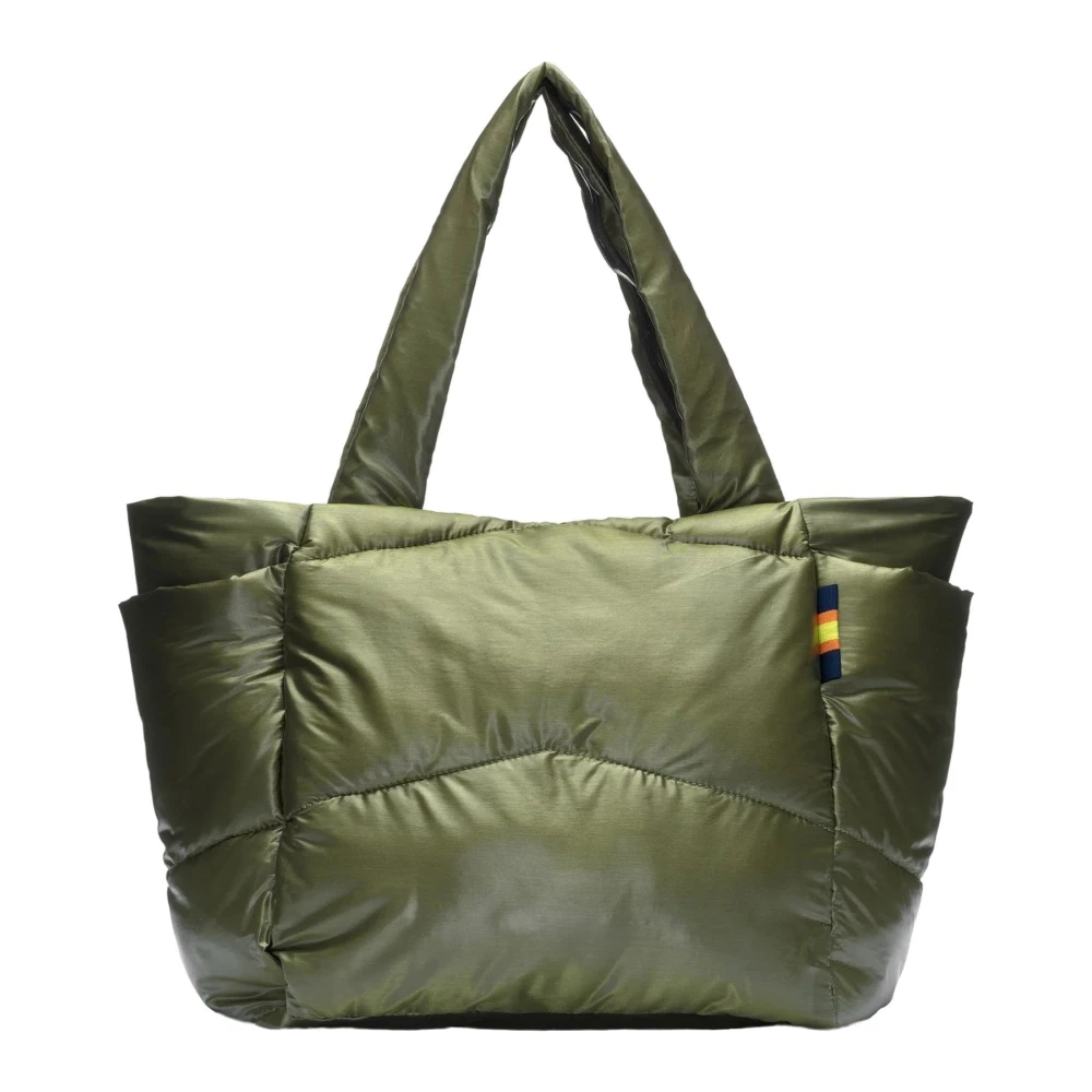 K-way Nylon Tote Tas Green Dames
