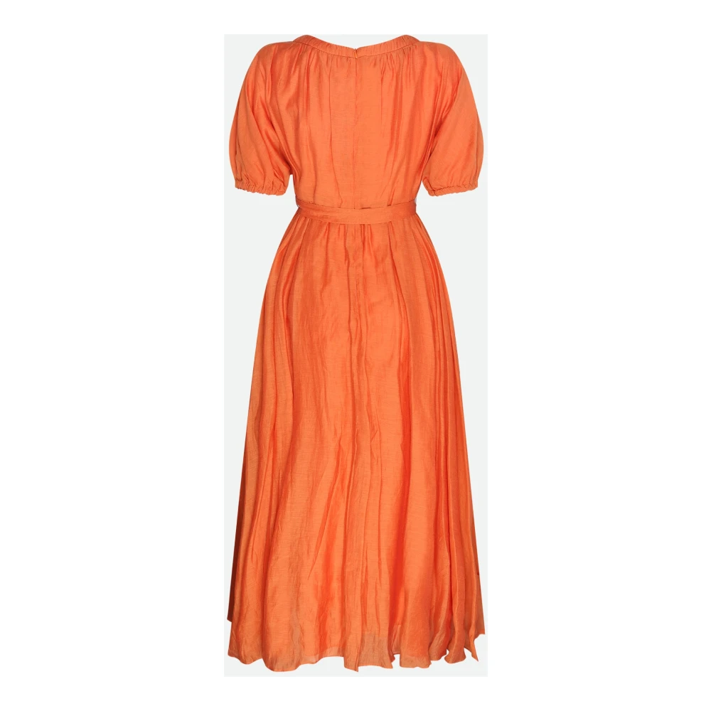 Max Mara Oranje Jurk met Unieke Stijl Orange Dames