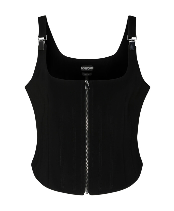 black-silk-corset-top