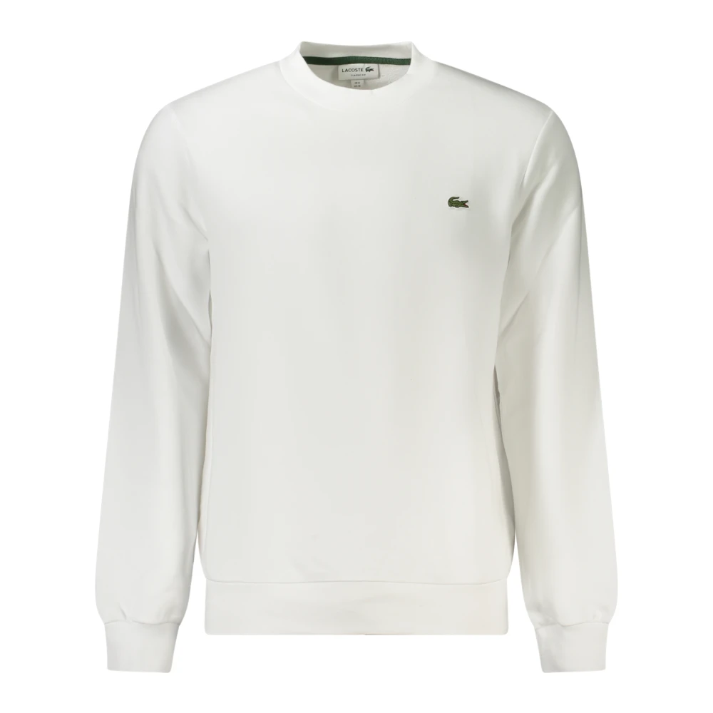 Lacoste Men's White Long Sleeve Sweatshirt