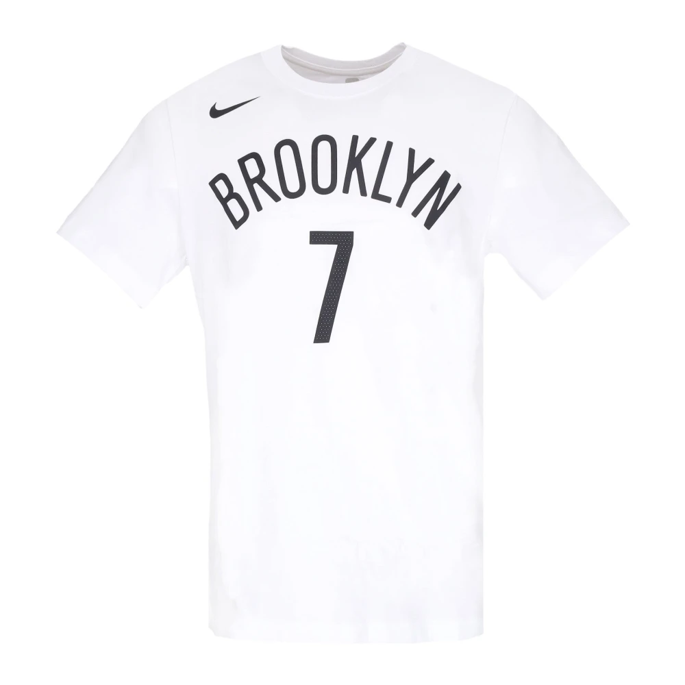Nike Men's White Kevin Durant Nba Tee Brooklyn Nets