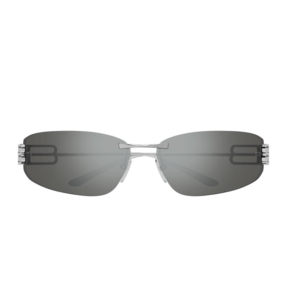 Balenciaga Unisex Gray Extreme Cat-Eye Sunglasses