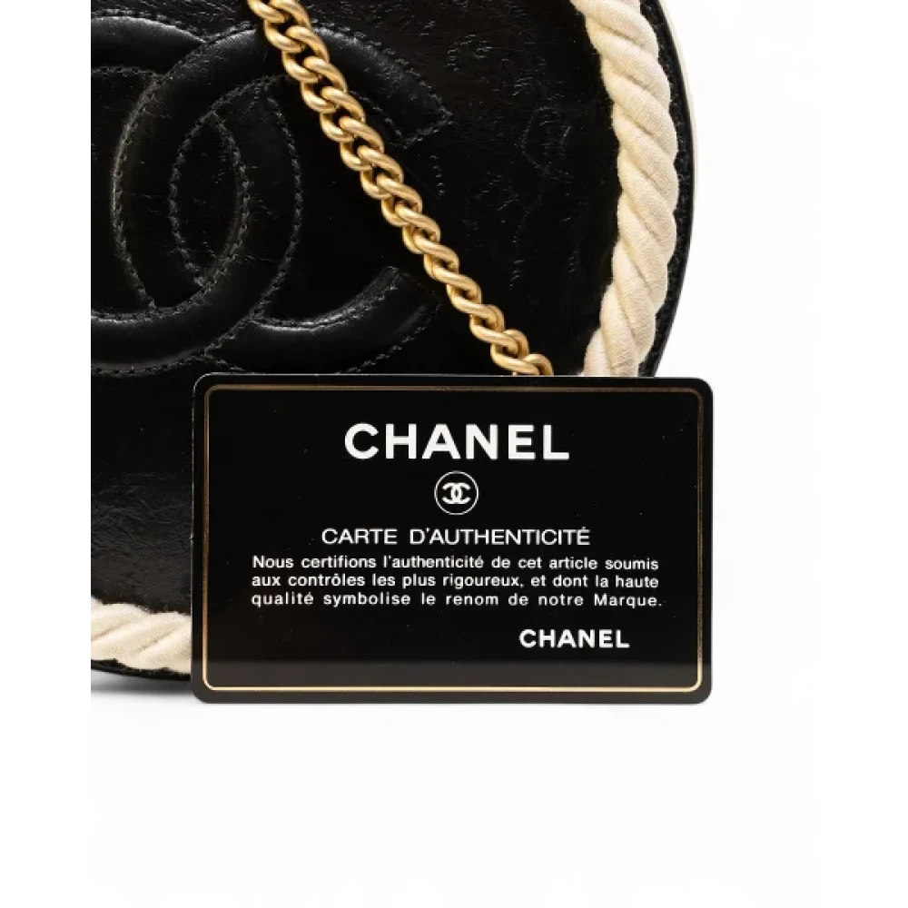 Chanel Vintage Pre-owned Fabric chanel-bags Beige Dames