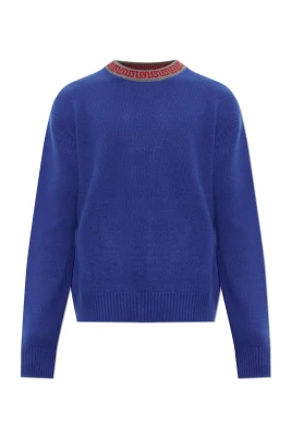 Crewnecktröja i ull & kashmir