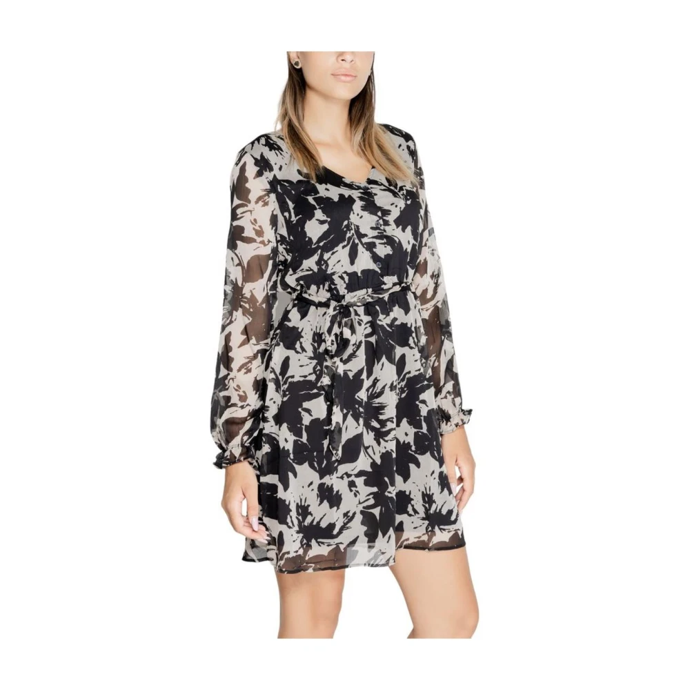 Jacqueline de Yong Bloemenprint Mini Jurk Multicolor Dames