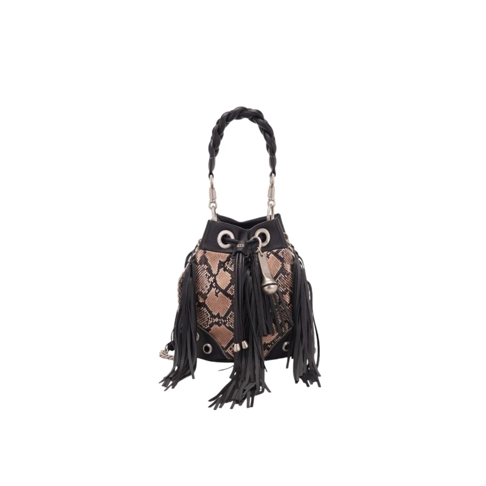La Carrie Stijlvolle Leren Tas Multicolor Dames