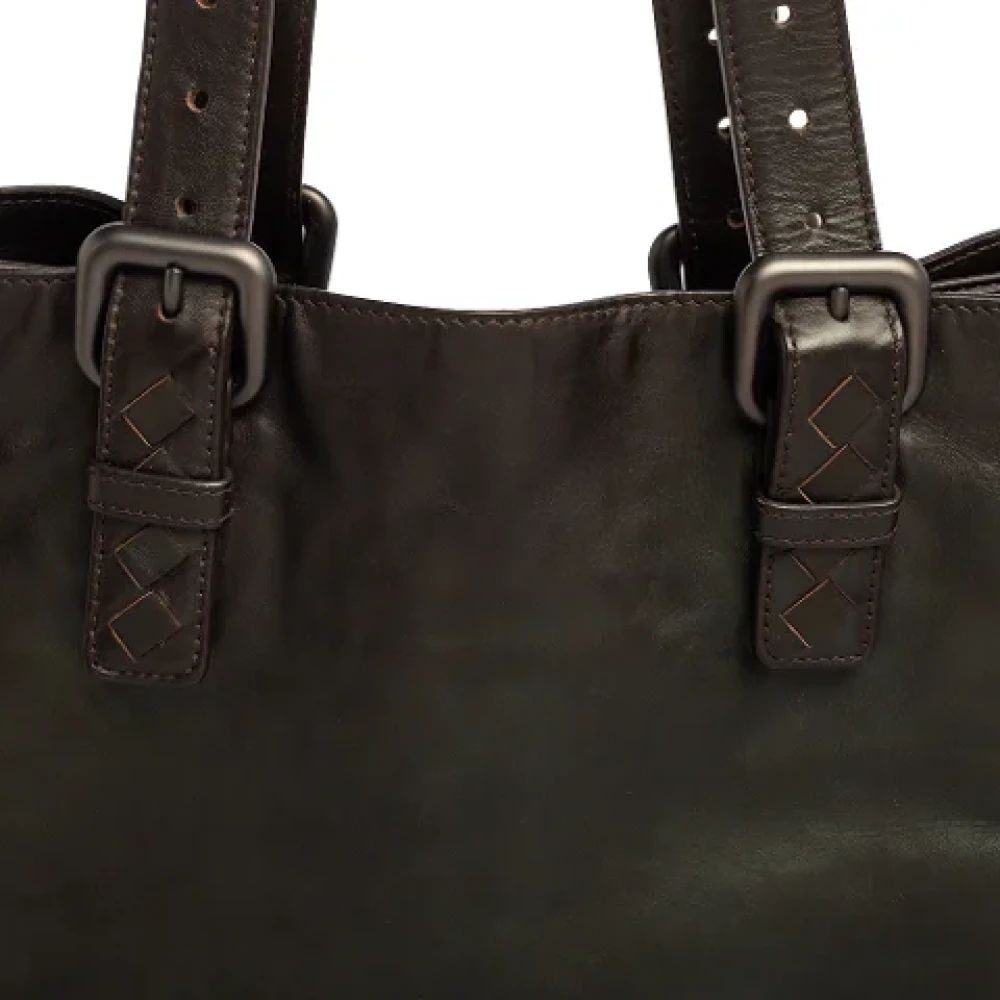 Bottega Veneta Vintage Pre-owned Leather totes Brown Dames