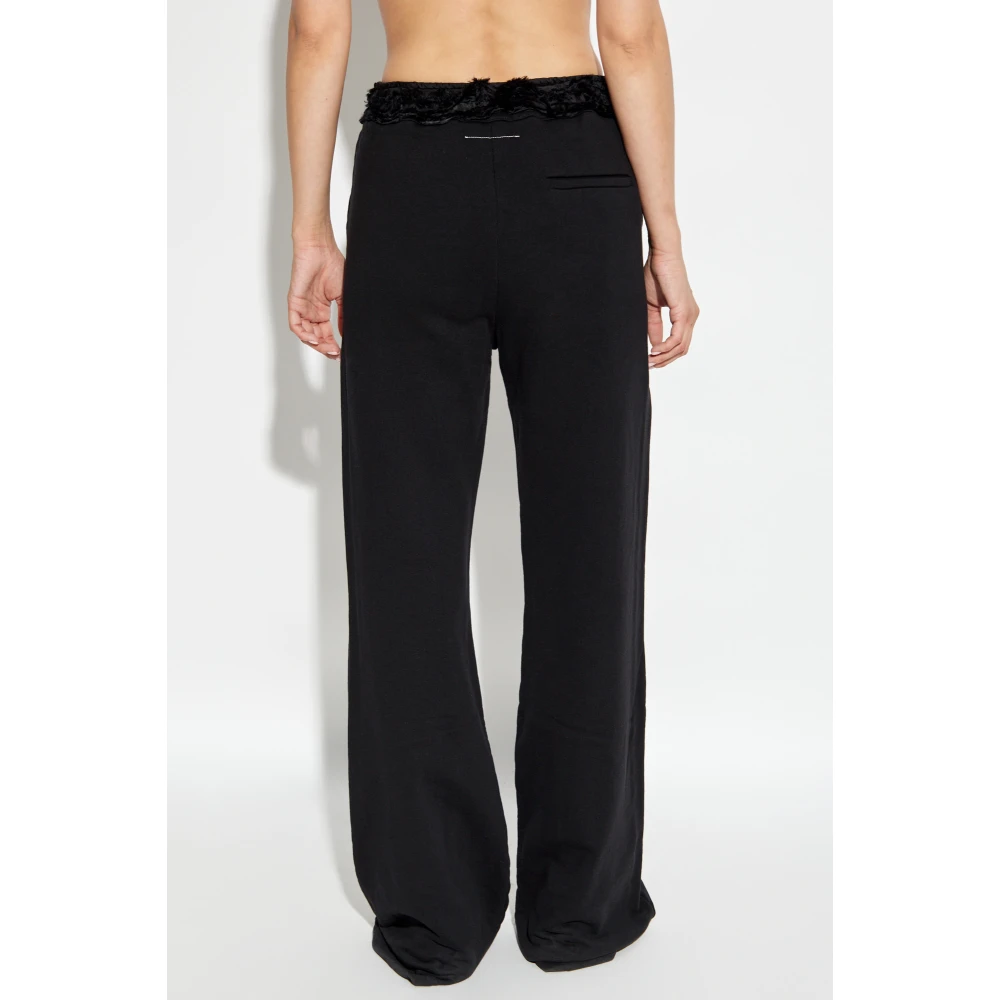 MM6 Maison Margiela Sweatpants Black Dames