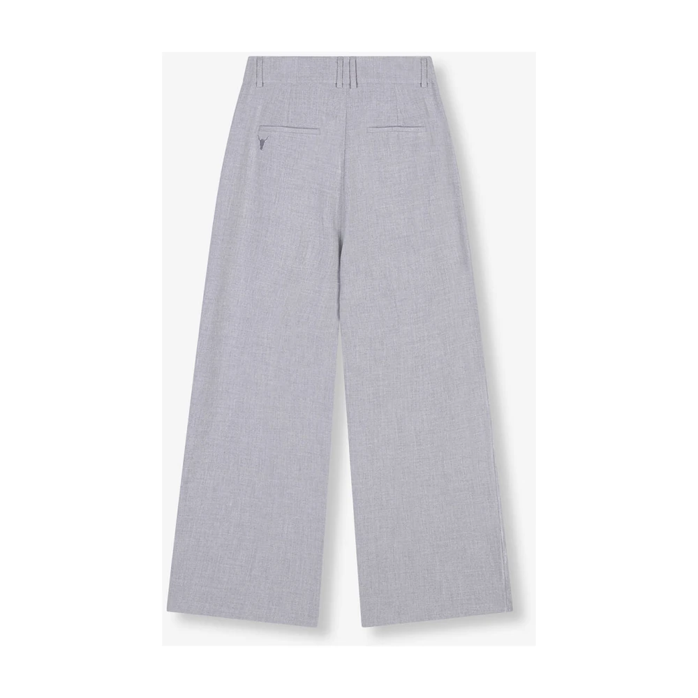 Alix The Label Foil Stripe Pants Gray Dames