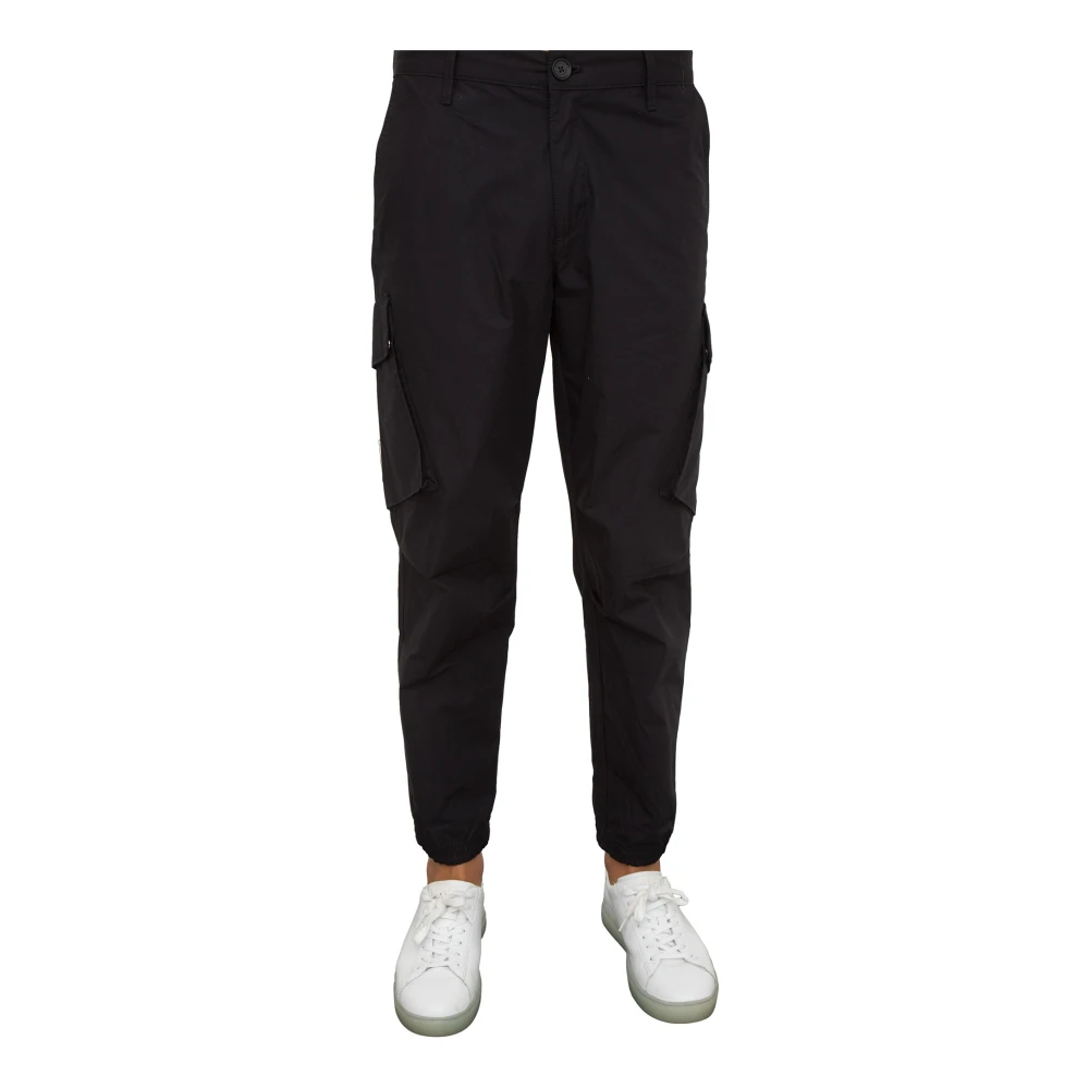 Armani Exchange Hombre Negros Pantalones Elegante Moderno Trendy