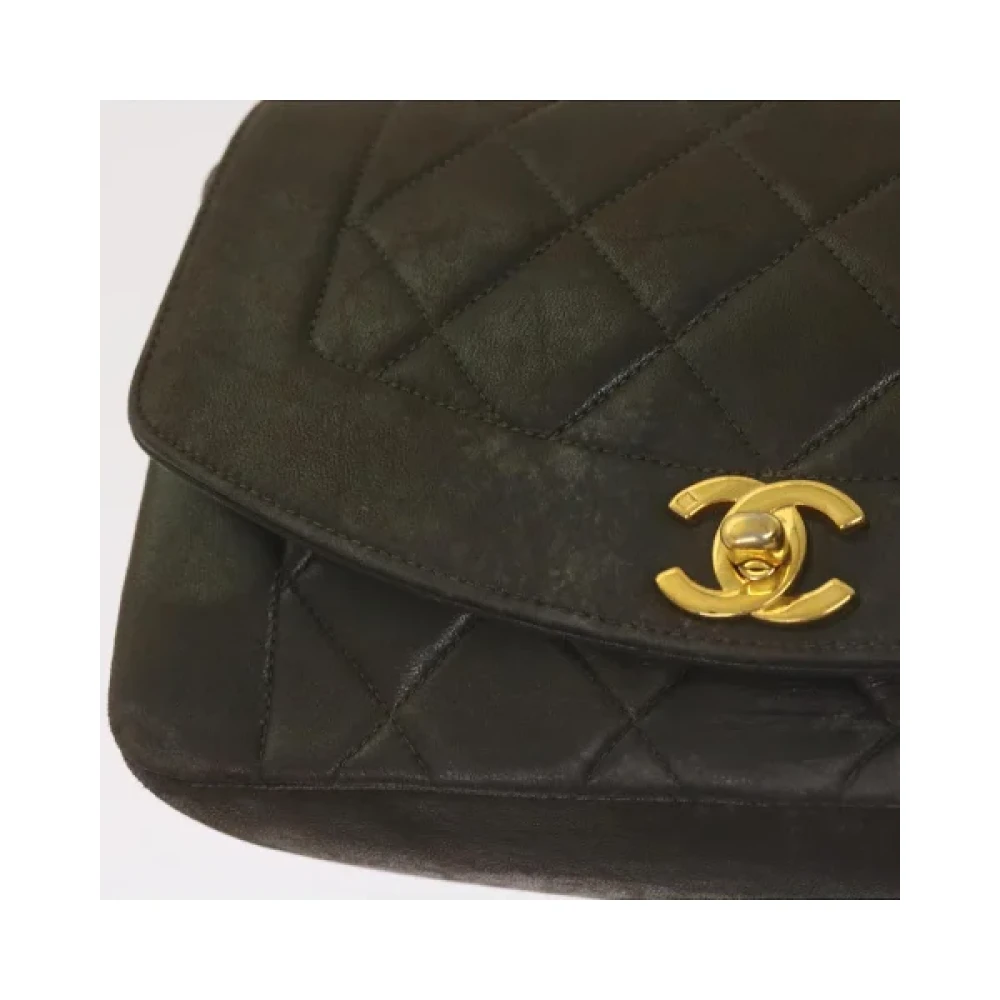 Chanel Vintage Pre-owned Leather chanel-bags Black Dames