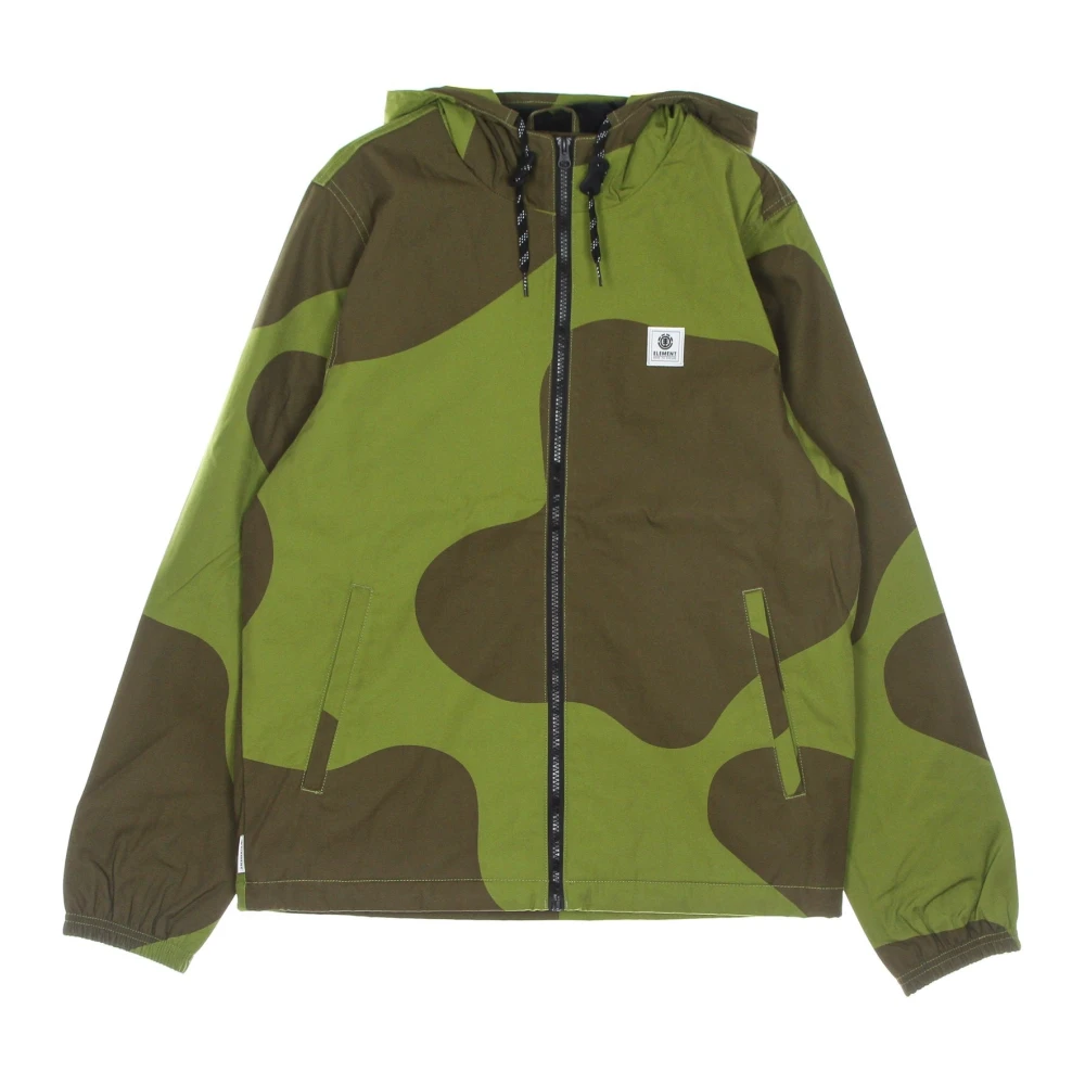 Element Uomo Verde - Giacca Camo Leggera Antivento Impermeabile - Jackets - S