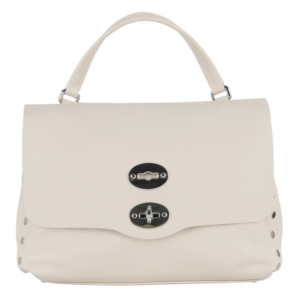 Zanellato Klassieke Leren Messenger Tas Beige Dames