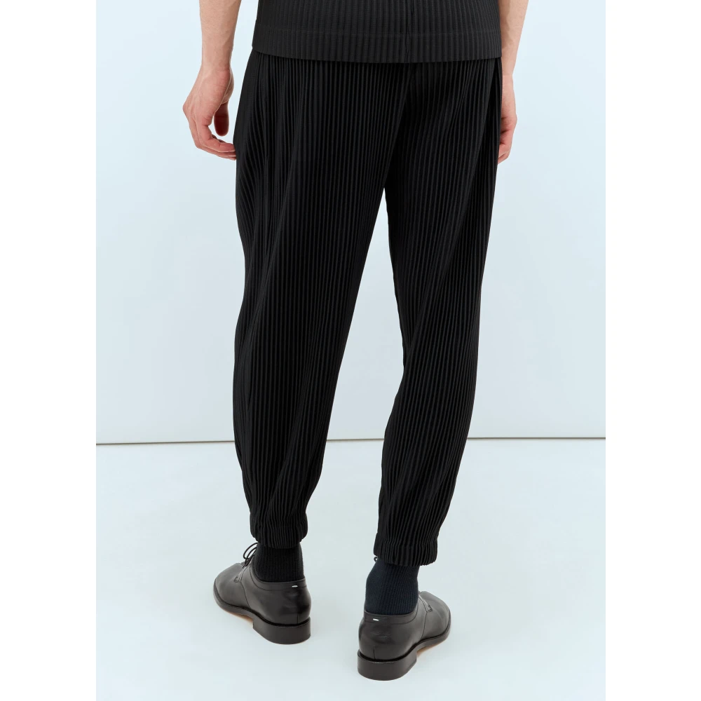 Issey Miyake Geplooide June Broek Black Heren