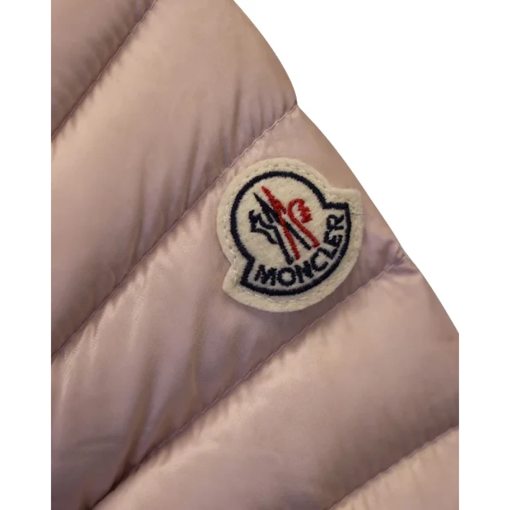 Moncler Pre-owned Polyester outerwear Pink Dames
