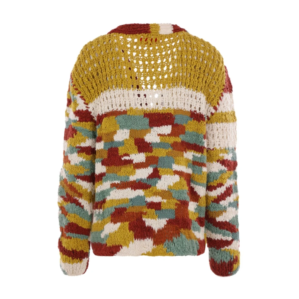 The Elder Statesman Multicolor Organisch Katoen V-Hals Vest Multicolor Heren