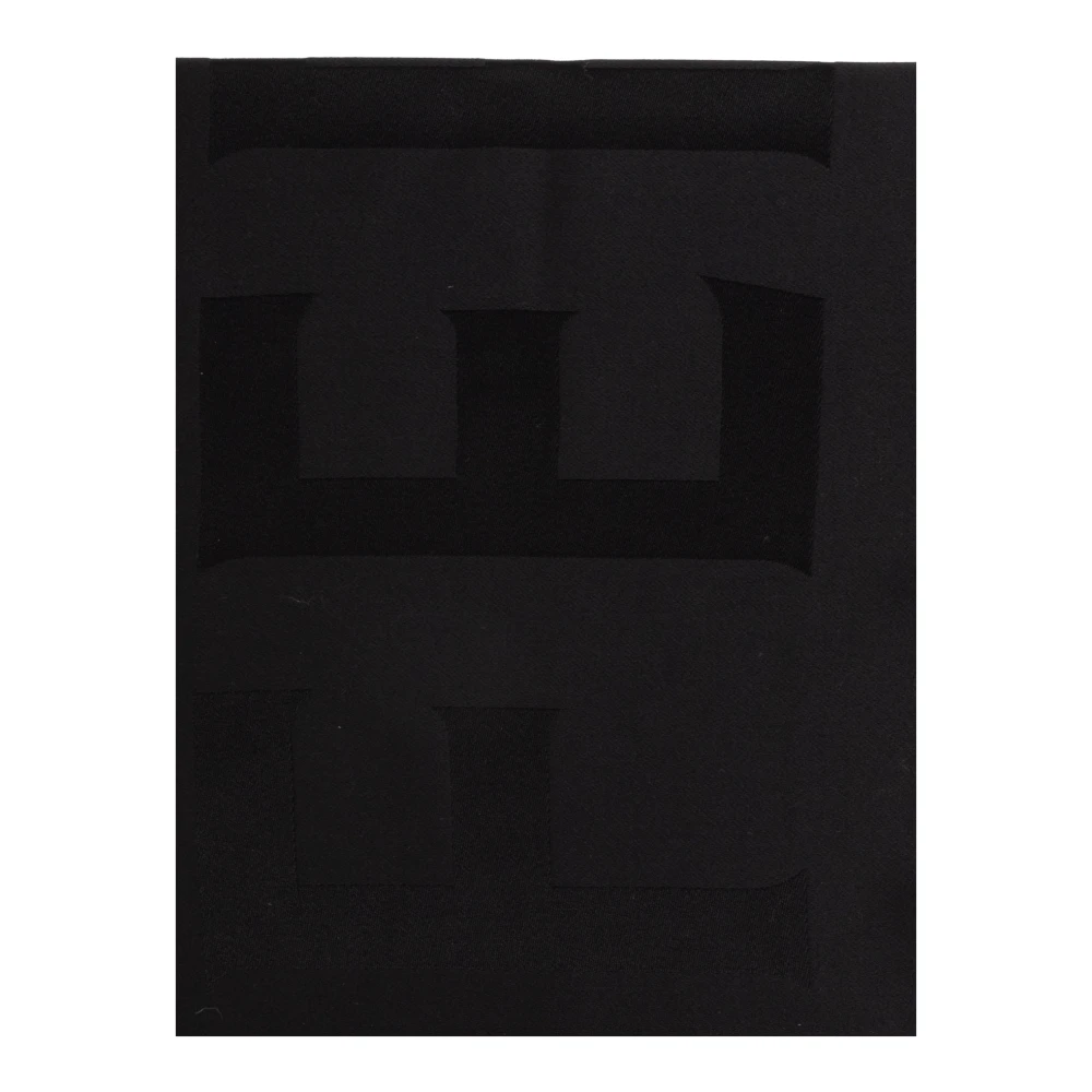 Salvatore Ferragamo Sjaal met logo Black Heren