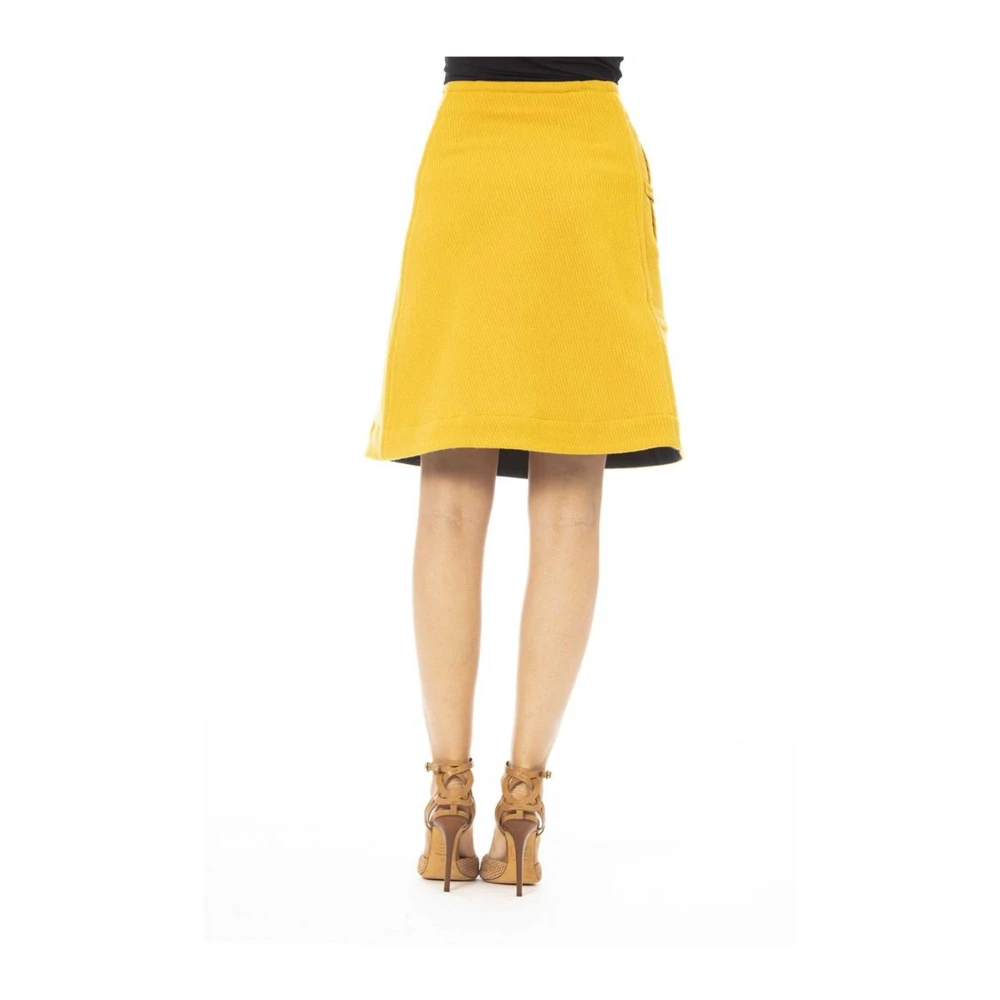 Jacob Cohën Midi Skirts Yellow Dames
