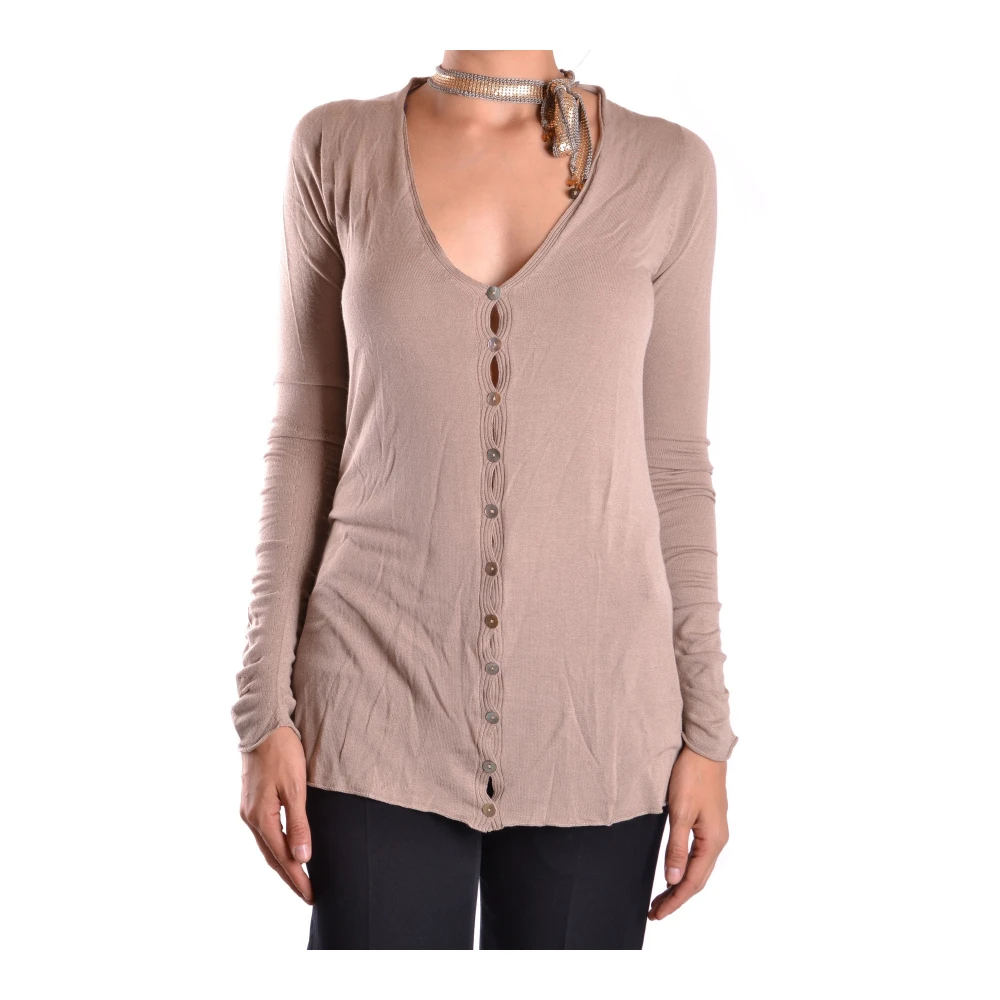 Pinko Women's Beige Feminine Blouse - Cardigans - Xs - Knitwear