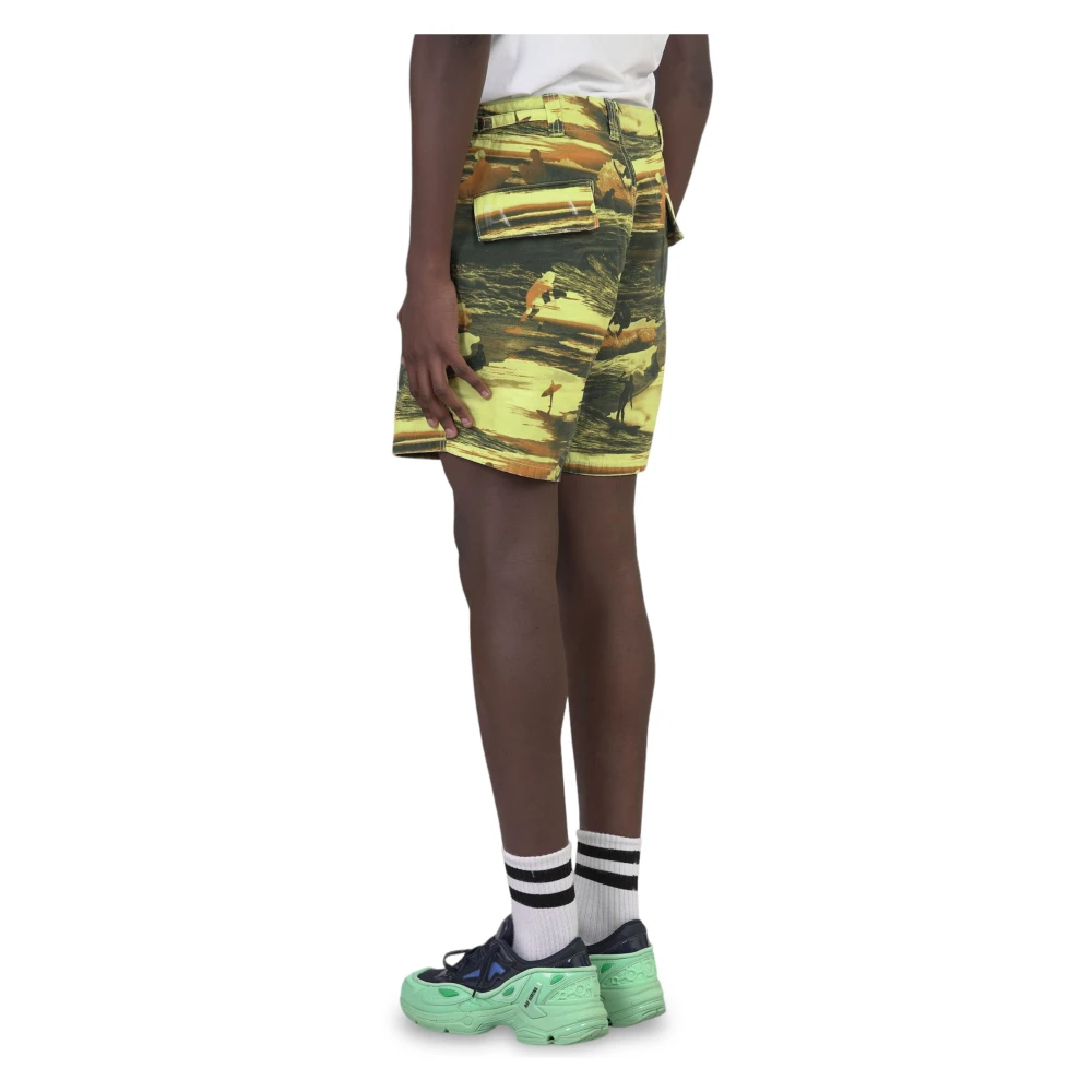 ERL Zuur Zonsondergang Shorts in Acid Sunset Multicolor Heren
