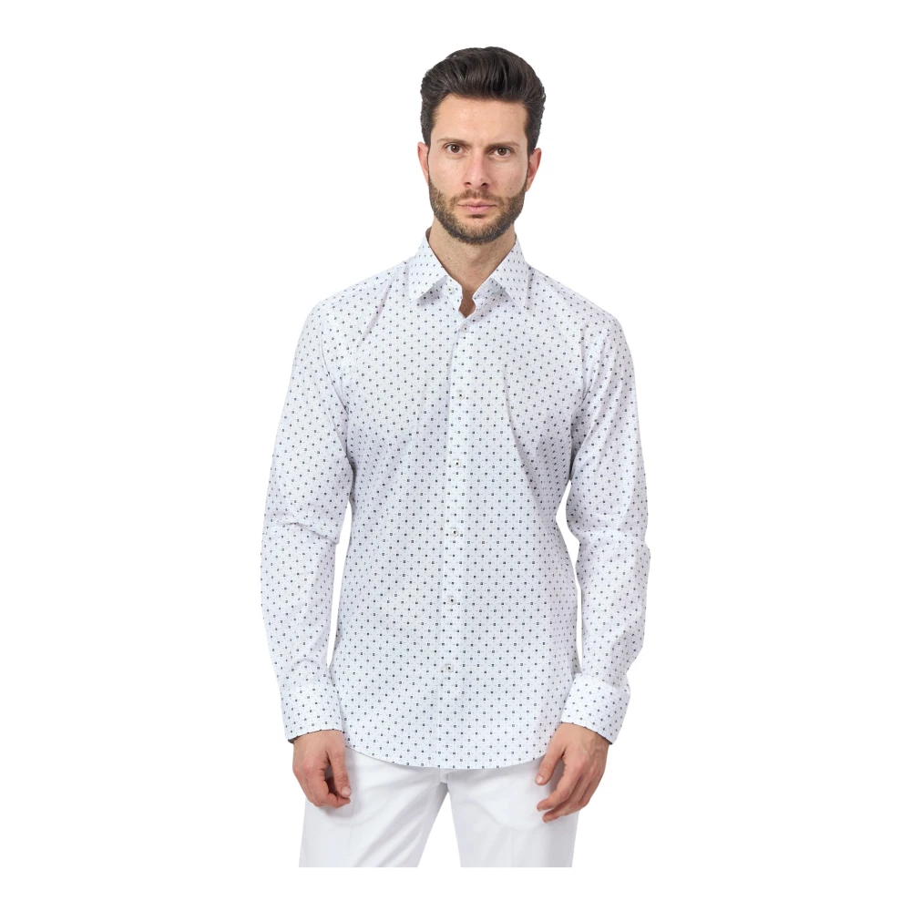 Hugo Uomo Bianco - Camicia Business Bianca Con Tessuto Elasticizzato - Shirts - 3XL