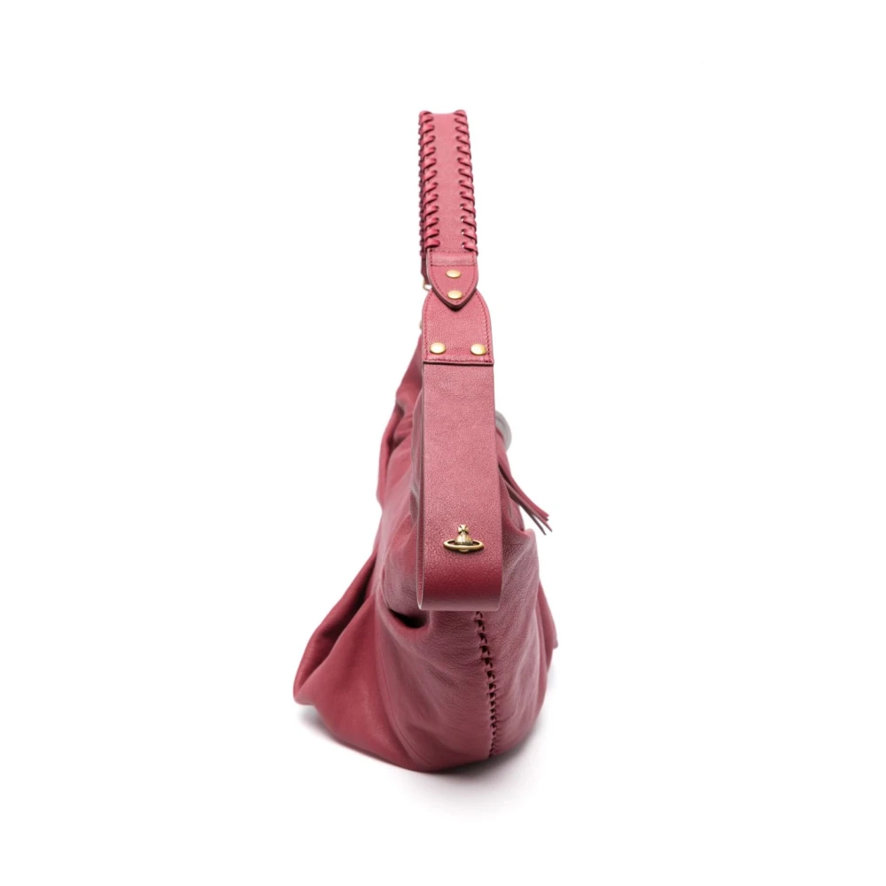 Vivienne Westwood Rode Wijn Schoudertas met Polsband Red Dames