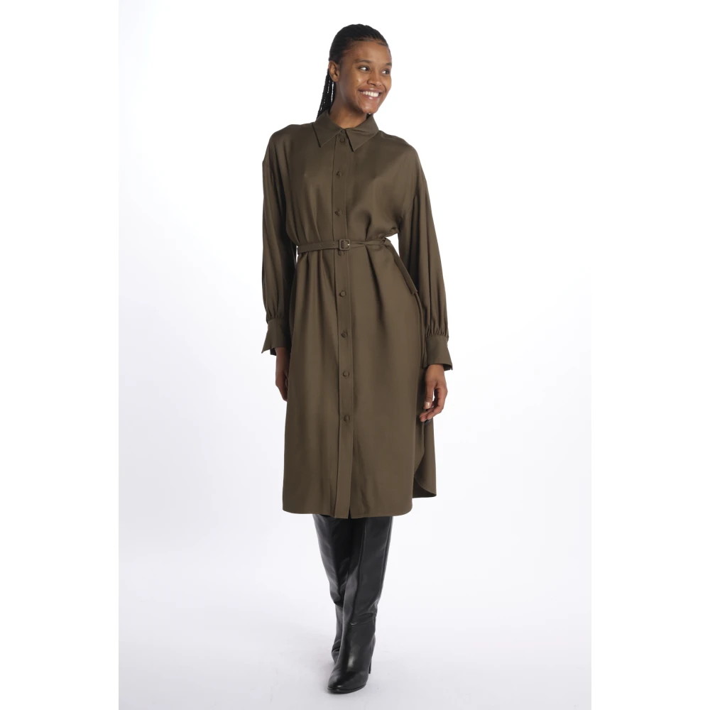 joseph Groene Bloemen Chemisier Jurk Green Dames