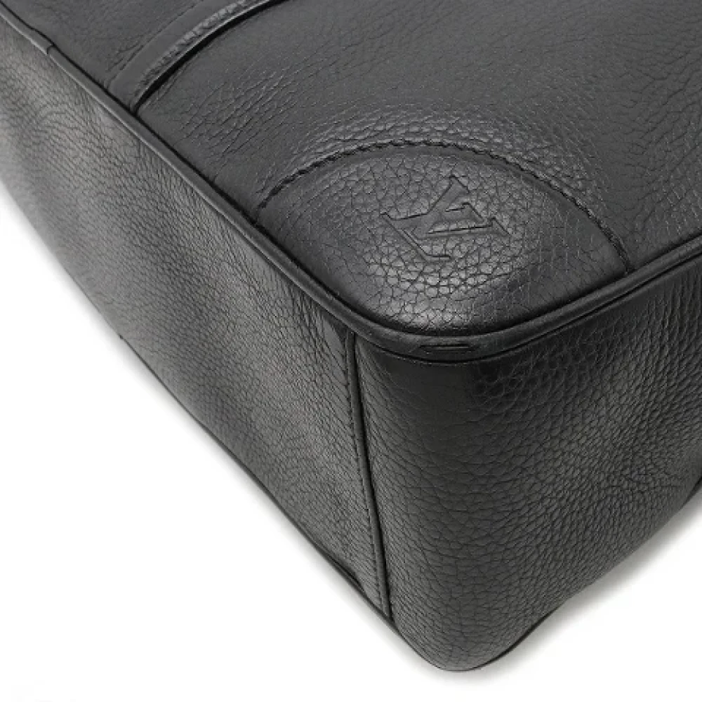 Louis Vuitton Vintage Pre-owned Leather louis-vuitton-bags Black Heren