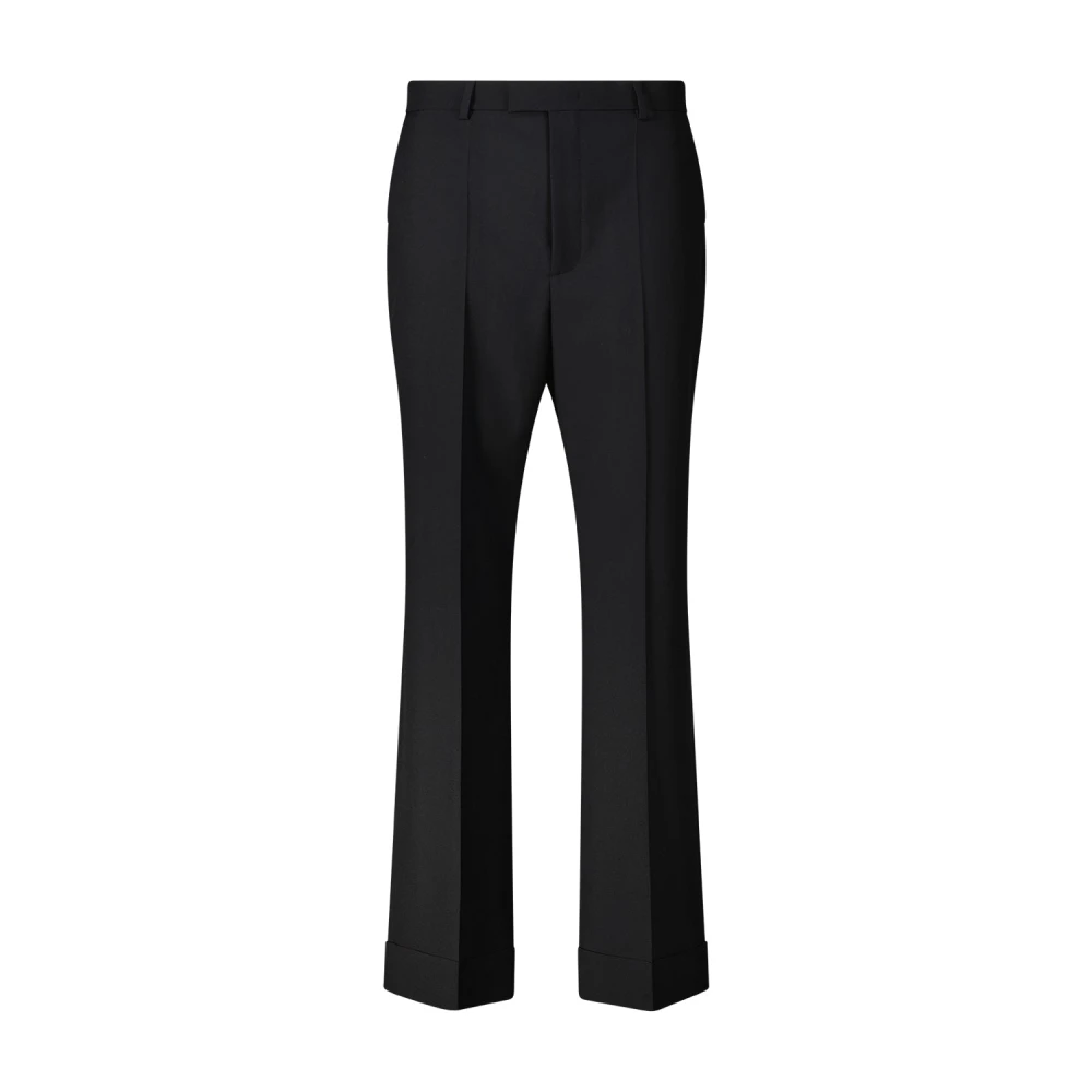 Valentino Black Wide Trousers - Male - Wide Trousers - Xl - Trousers