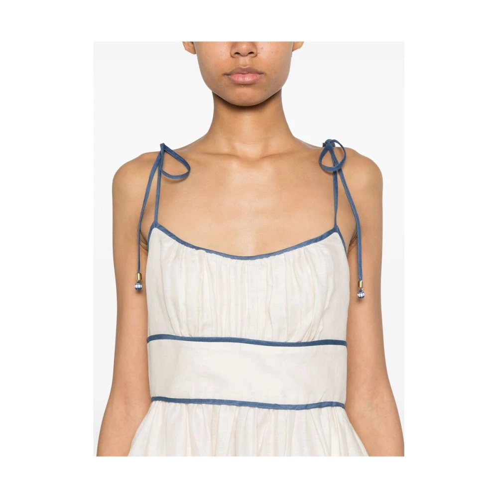 Zimmermann Grafische Print Linnen Jurk Multicolor Dames