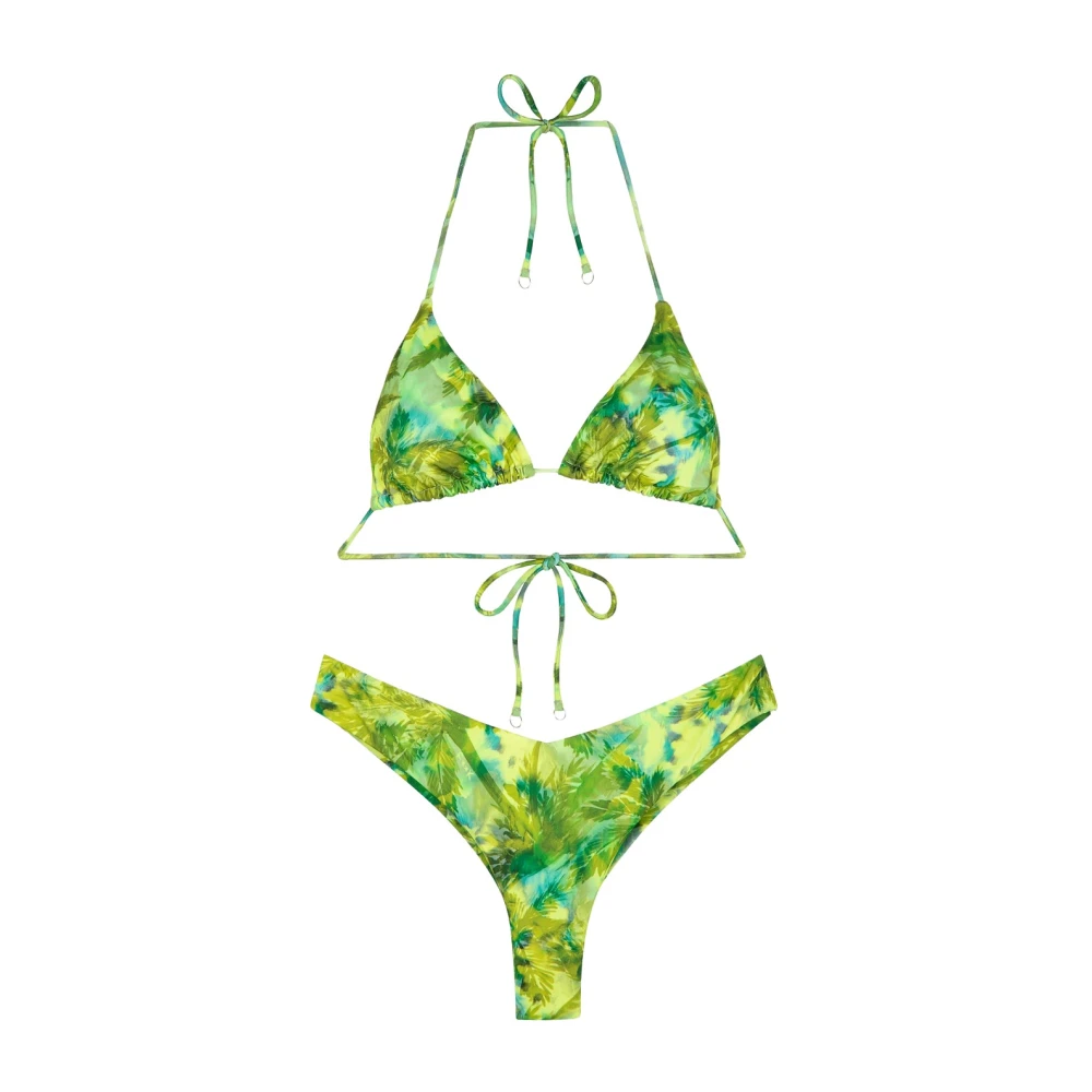 F**k Bikini Triangolo E Slip Americano Fisso Sundown Multicolor Dames
