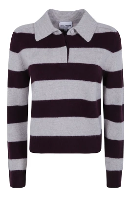 Royce Stripe Polo Neck