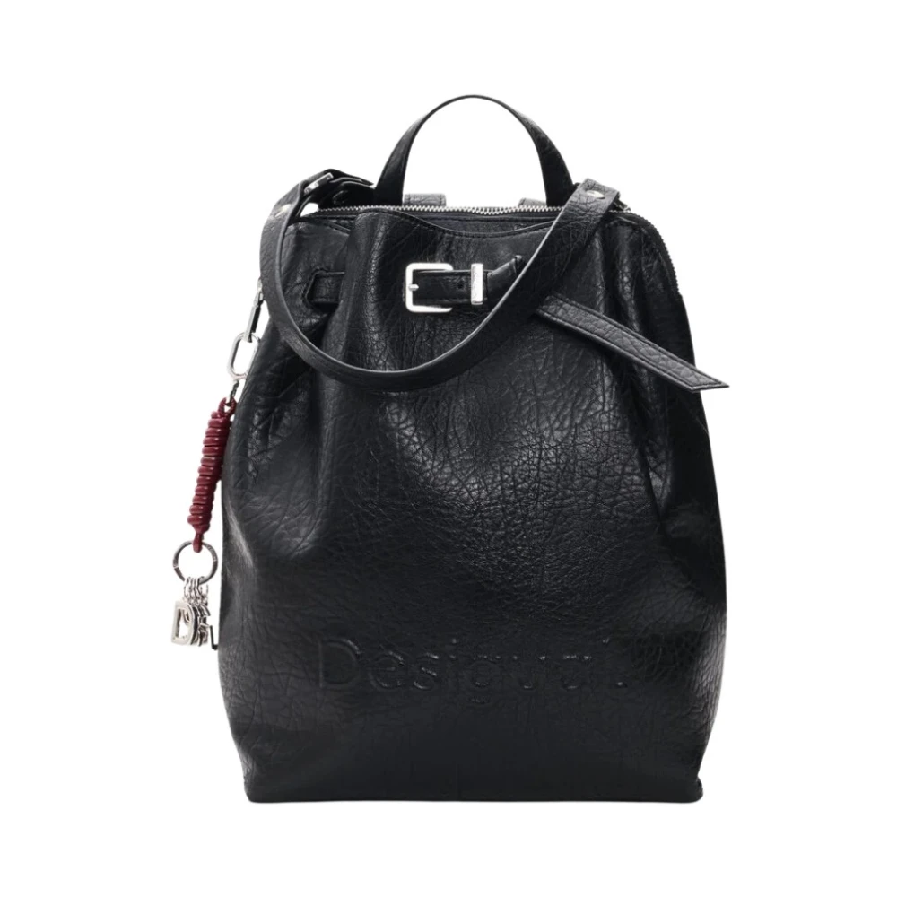 Desigual Donna Nero Borse, Taglia Unica, New,