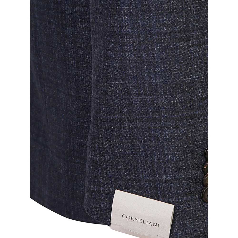 Corneliani Blauwe herenouterwear Aw24 Blue Heren