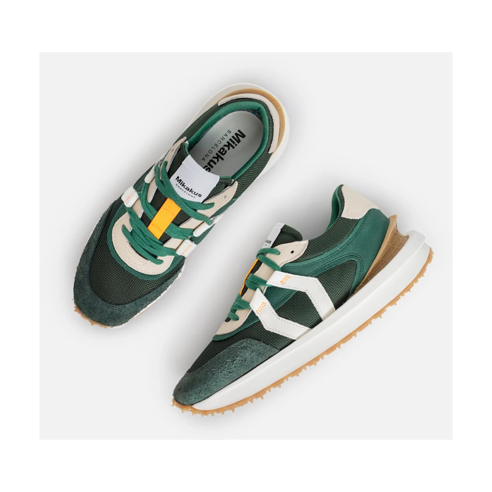 Mikakus Barcelona Groene Bos Sneakers Green Unisex