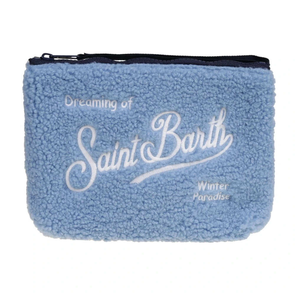 MC2 Saint Barth Teddy 31 Geborduurde Pouch Aline W Blue Dames