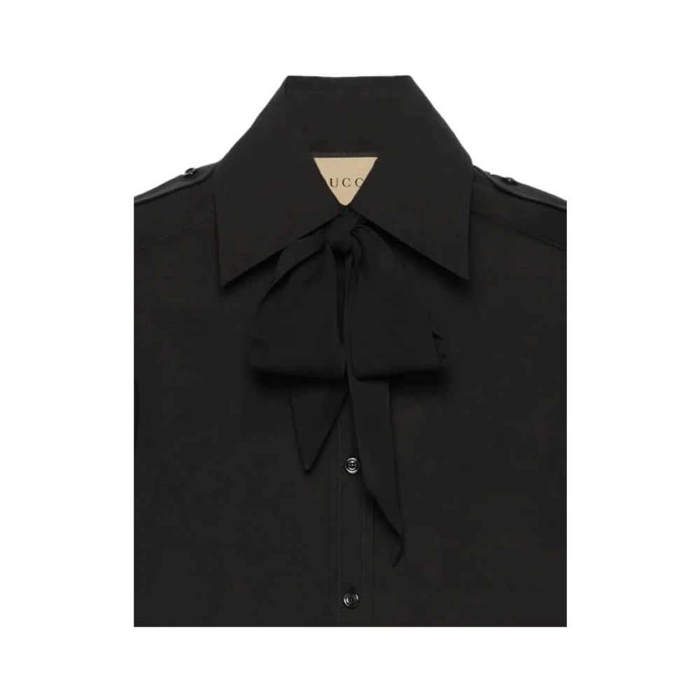 Gucci Cotton Light Jacket Black Dames