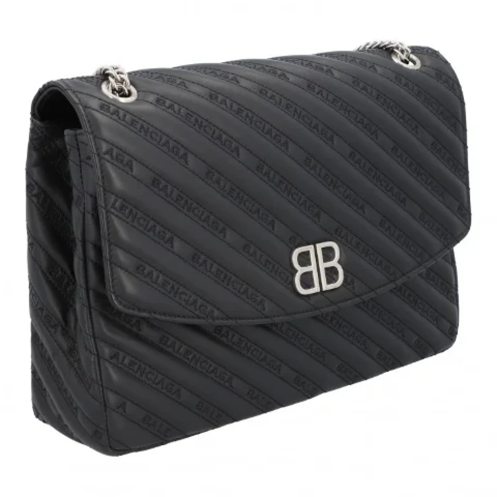 Balenciaga Vintage Pre-owned Leather balenciaga-bags Black Dames
