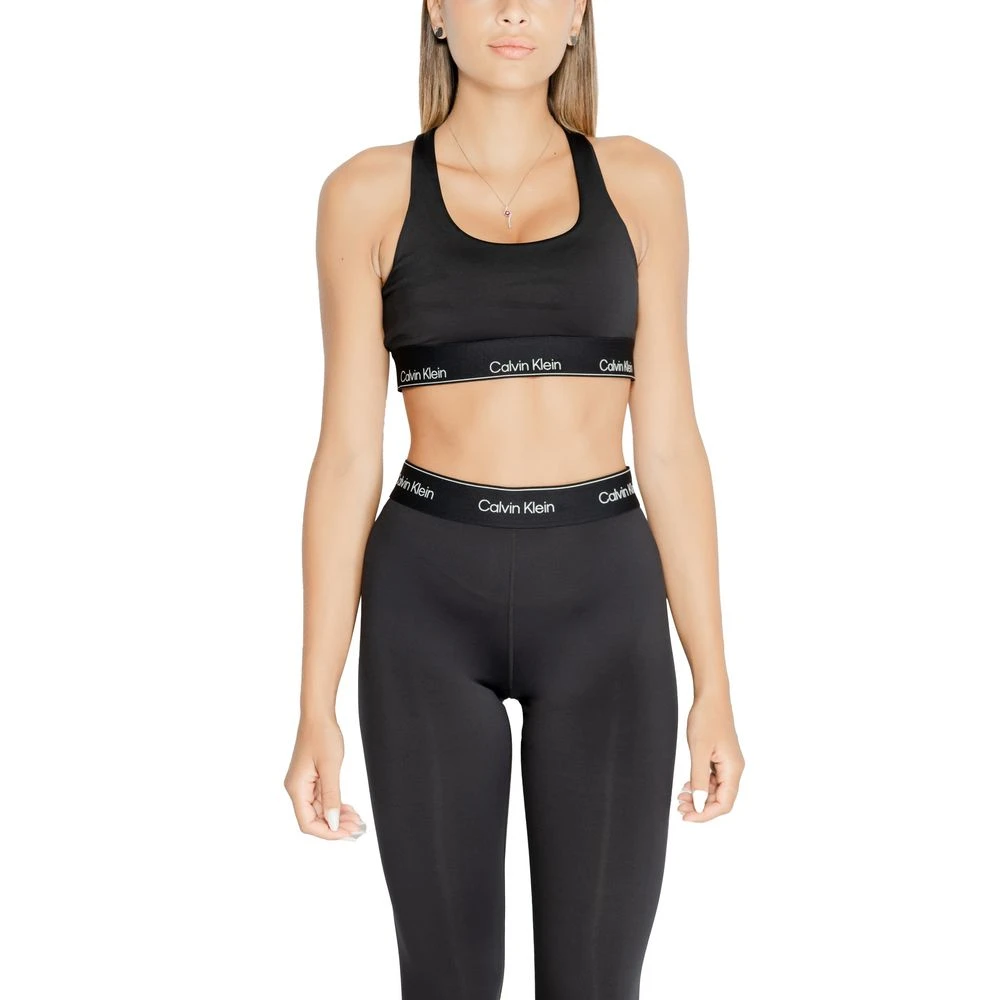 Calvin Klein Sportieve Zwarte Polyester Damesondergoed Black Dames