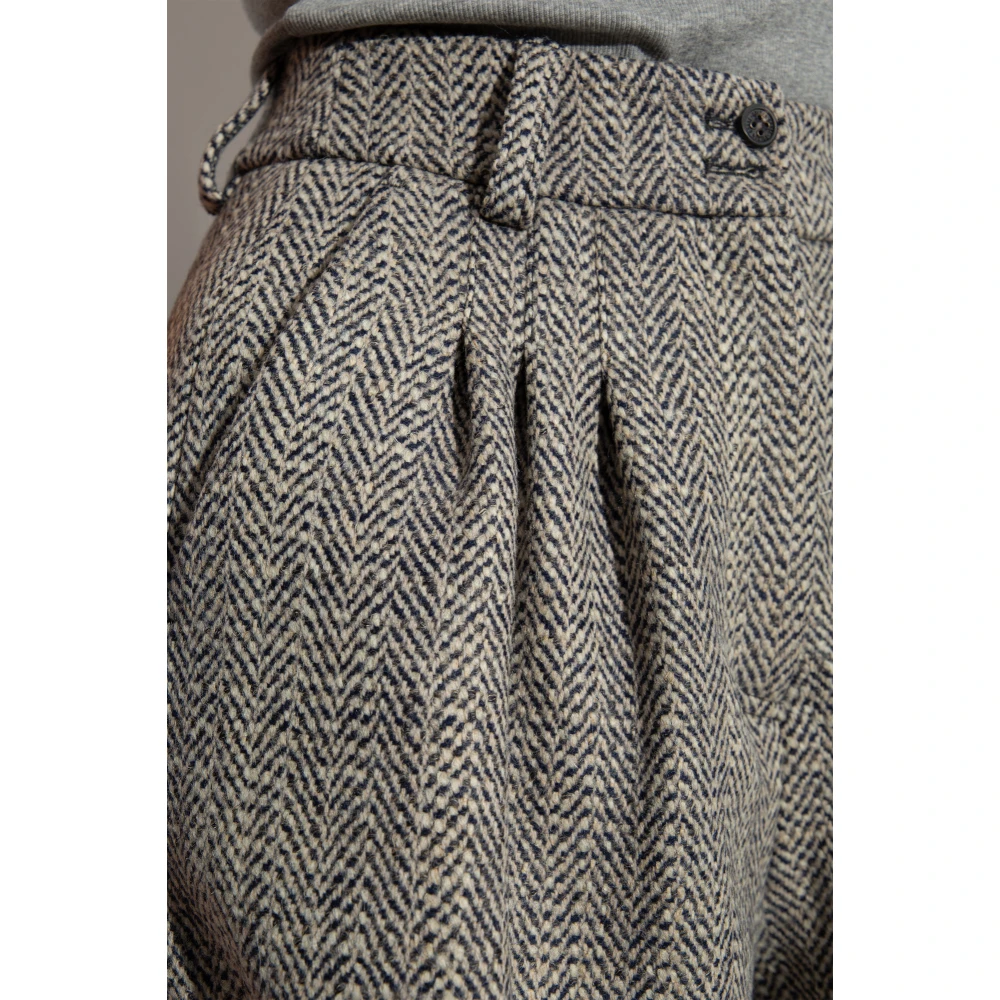 Golden Goose Gestreepte shorts Black Dames