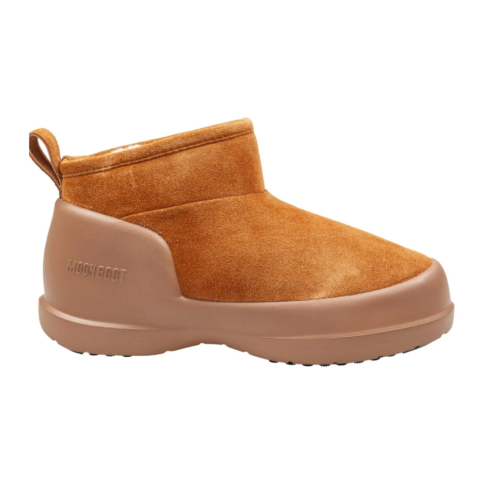 Moon Boot Women's Brown Mezzaluna Low Boots - Winter Boots - 7 Uk - Shoes