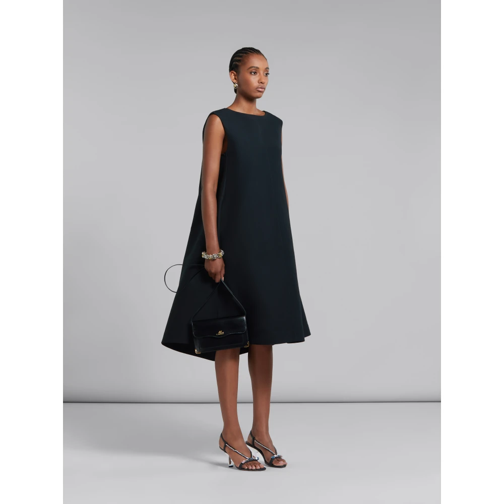 Marni Katoenen cady cocon jurk Black Dames