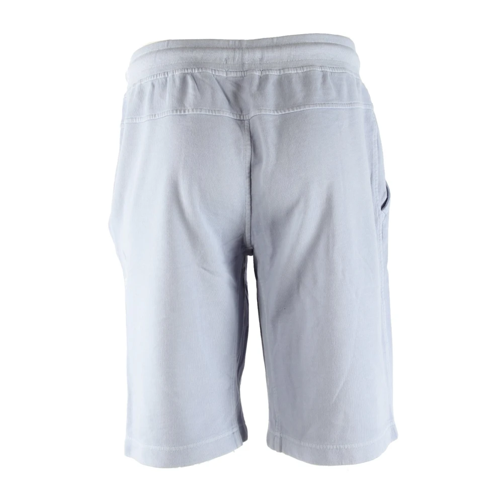 C.P. Company Lila Katoen Fleece Jogging Shorts Purple Heren