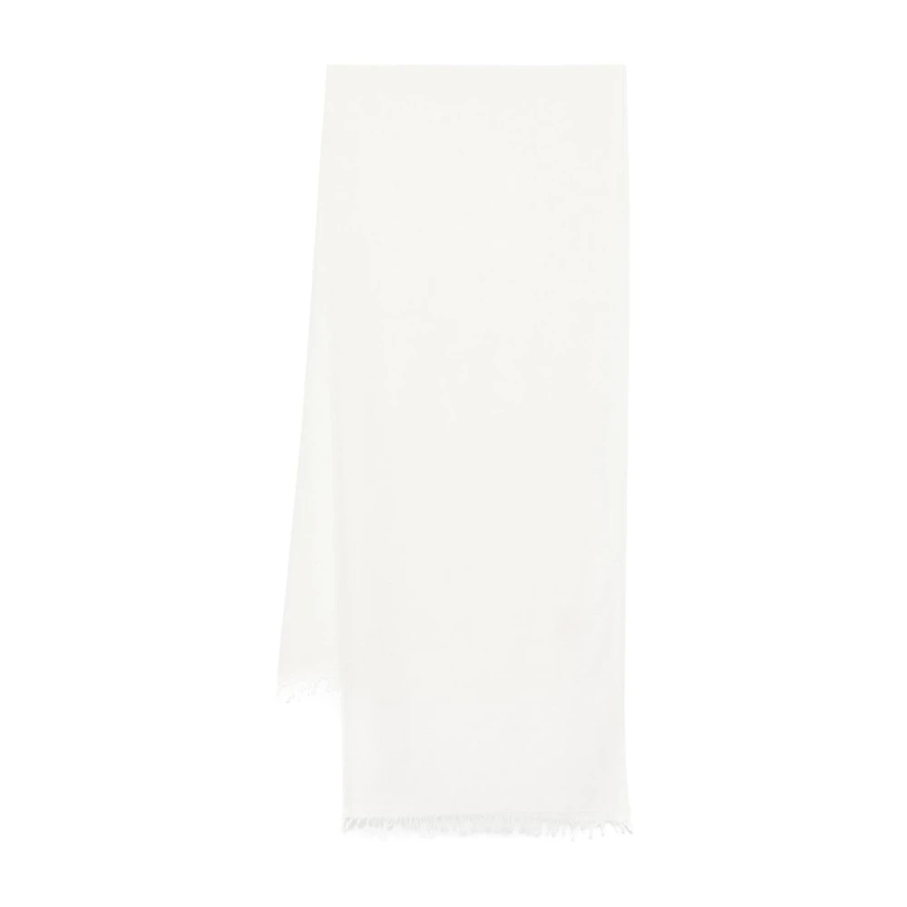 Faliero Sarti Elegante Crème Sjaal White Dames