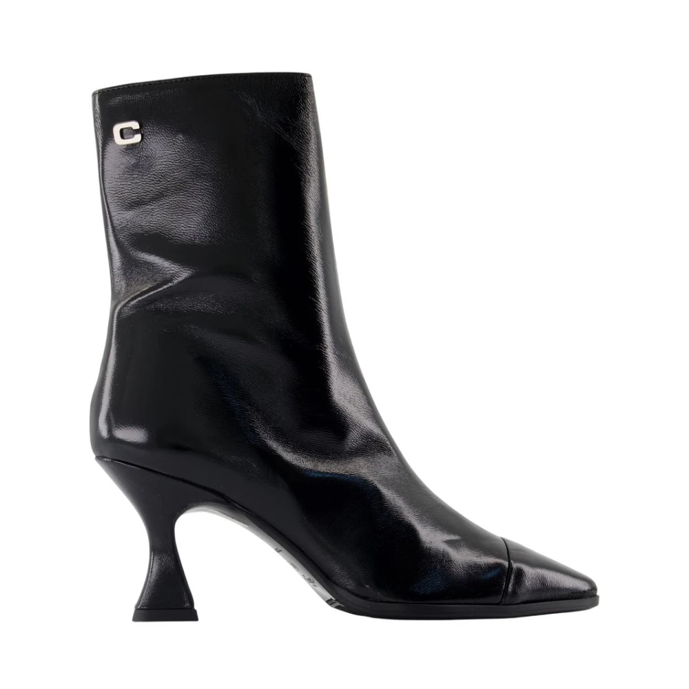 Carel Svart A Lackläder Ankelboots